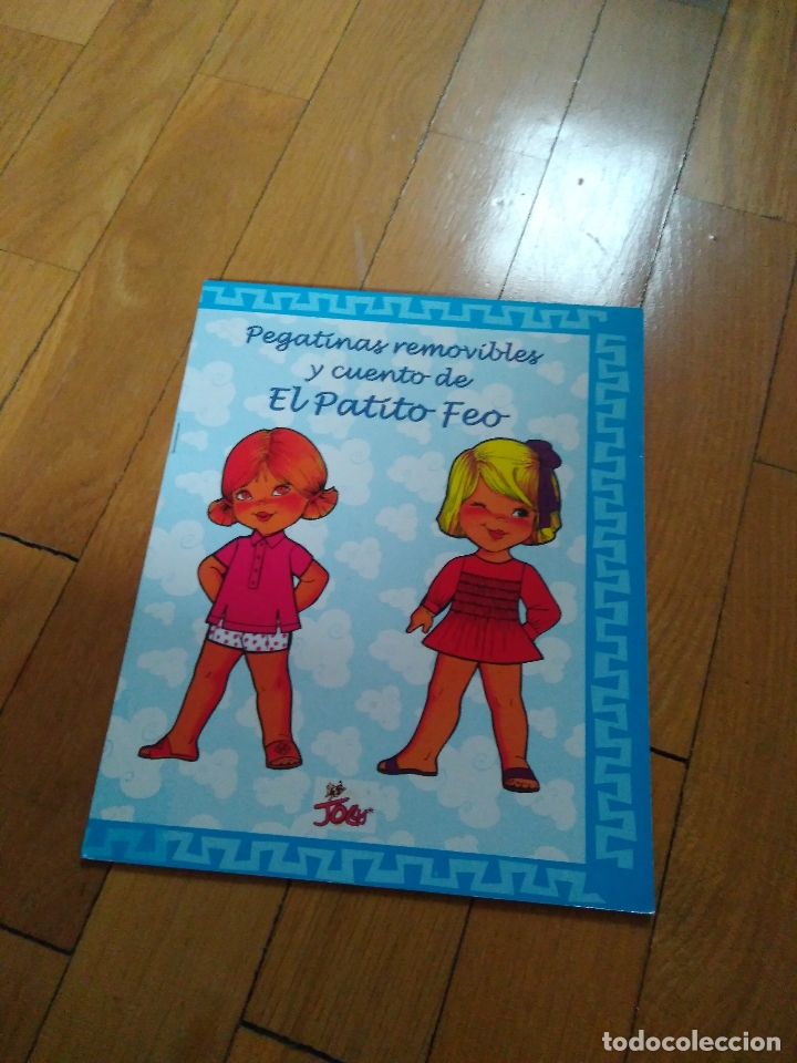 Coleccionismo recortables: RECORTABLES DE PEGATINAS Y CUENTO EL PATITO FEO - Foto 1