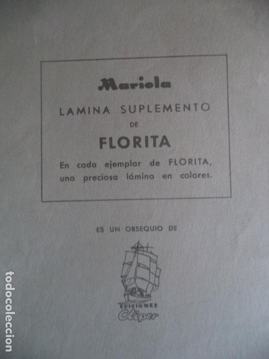 Coleccionismo recortables: MARIOLA OBSEQUIO DE FLORITA - Foto 2