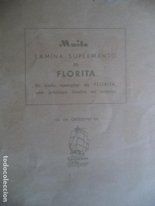Coleccionismo recortables: MAITE OBSEQUIO DE FLORITA - Foto 2