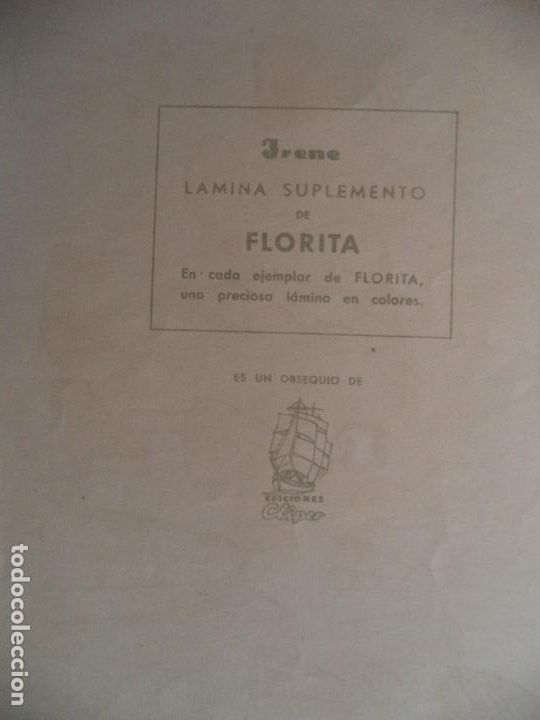 Coleccionismo recortables: IRENE OBSEQUIO DE FLORITA - Foto 2