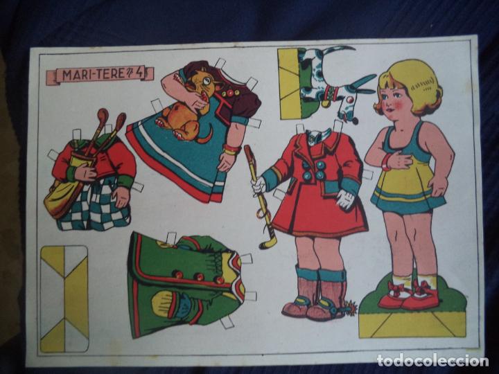 Coleccionismo recortables: RECORTABLE MARI-TERE N&ordm; 4 - Foto 1