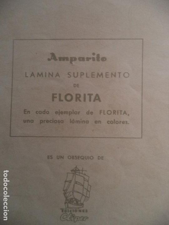 Coleccionismo recortables: RECORTABLE AMPARITO OBSEQUIO DE FLORITA - Foto 2