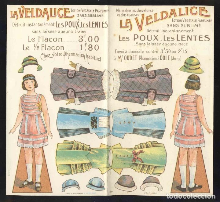 Coleccionismo recortables: Recortable de mu&ntilde;ecas: La Veldalice (21 x 19 cms) - Foto 1