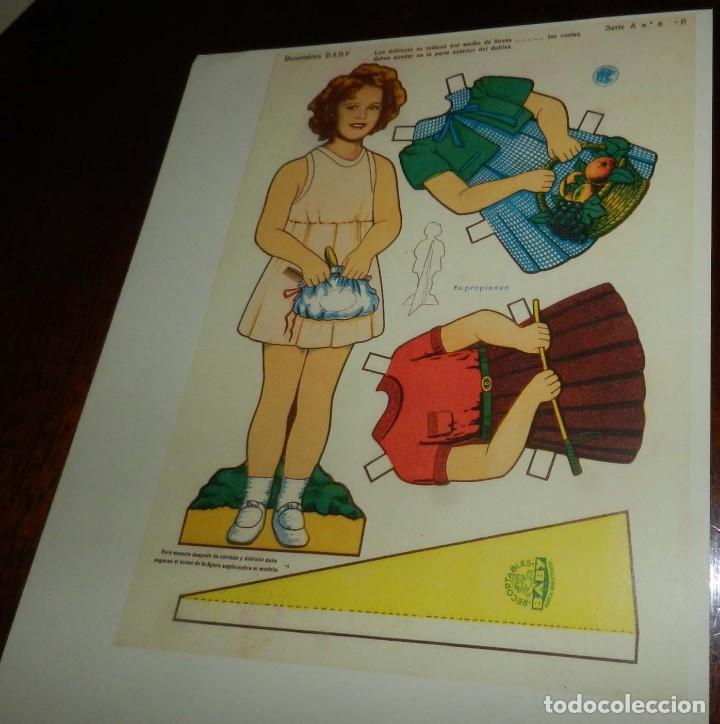 Coleccionismo recortables: Recortable Shirley Temple, es copia - Foto 1