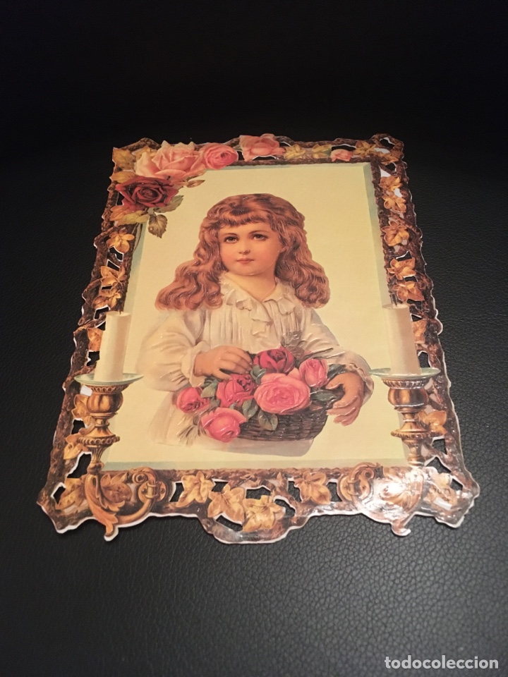 Coleccionismo recortables: FIGURA MU&Ntilde;ECA TROQUELADA - Foto 1