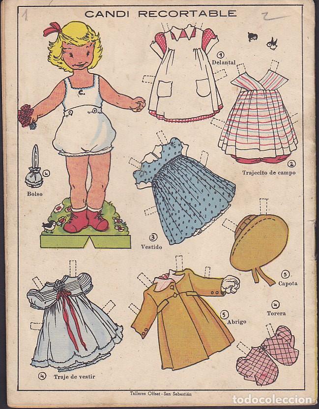 Coleccionismo recortables: RECORTABLE MU&Ntilde;ECA CANDI MIS CHICAS - Foto 1