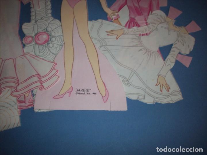 Coleccionismo recortables: recortable barbie 1988 - Foto 2