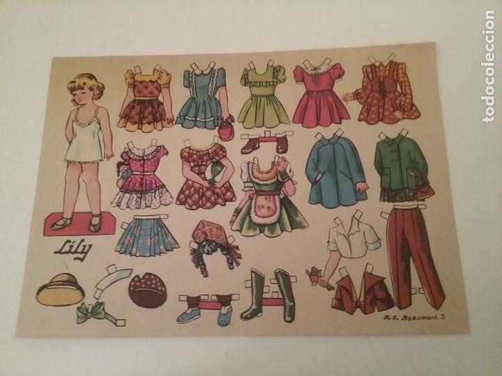 Coleccionismo recortables: RECORTABLE MU&Ntilde;ECA LILY - Foto 1