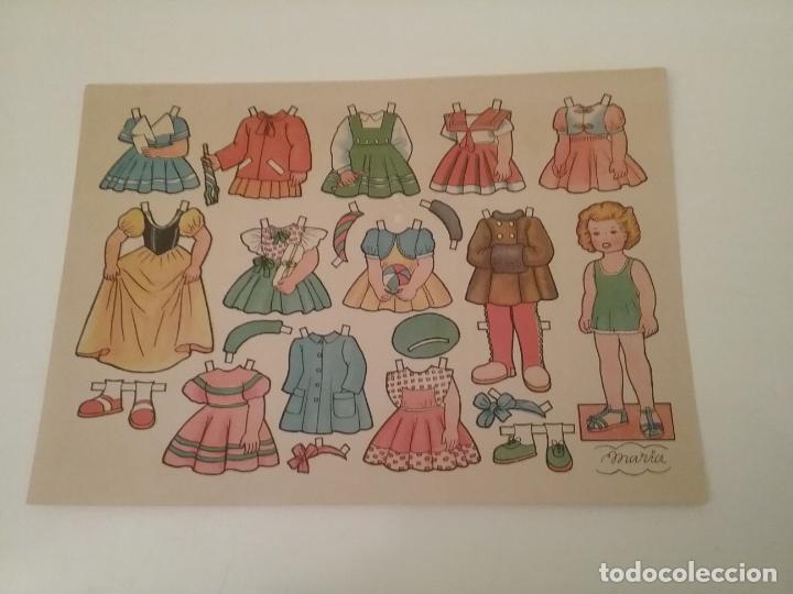 Coleccionismo recortables: RECORTABLE MU&Ntilde;ECA MAR&Iacute;A E. BOMB&Oacute;N - Foto 1