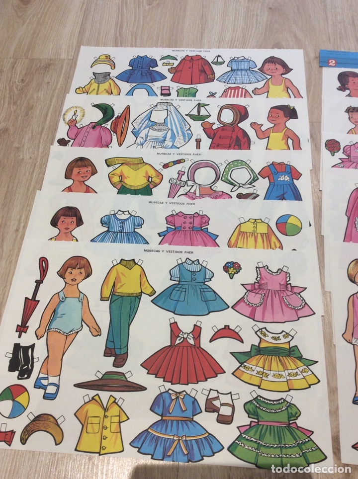 Coleccionismo recortables: MU&Ntilde;ECAS RECORTABLES FHER - Foto 2