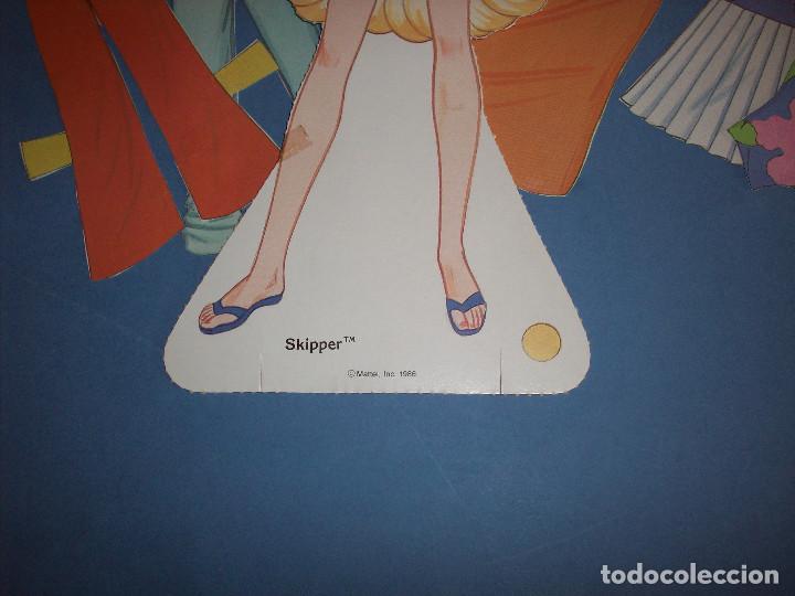 Coleccionismo recortables: recortable skipper barbie 1986 - Foto 2