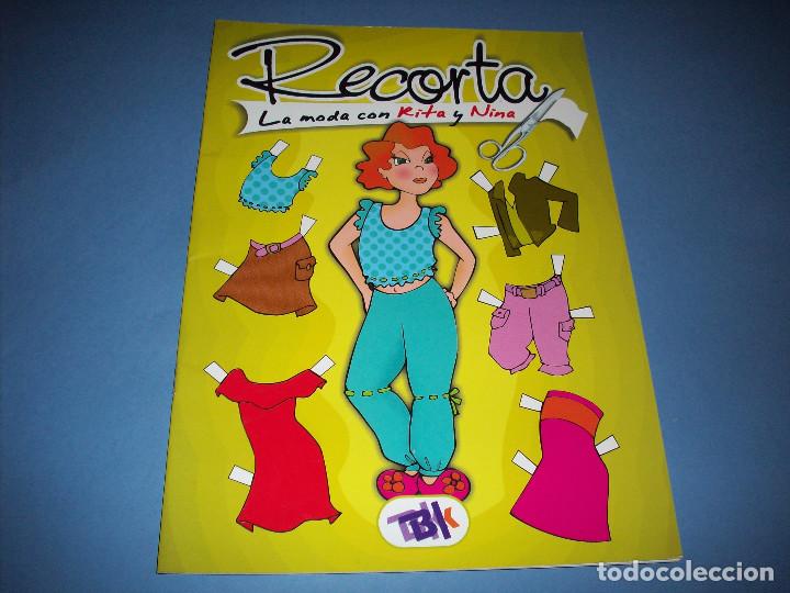 Coleccionismo recortables: recorta la moda con rita y nina - Foto 1