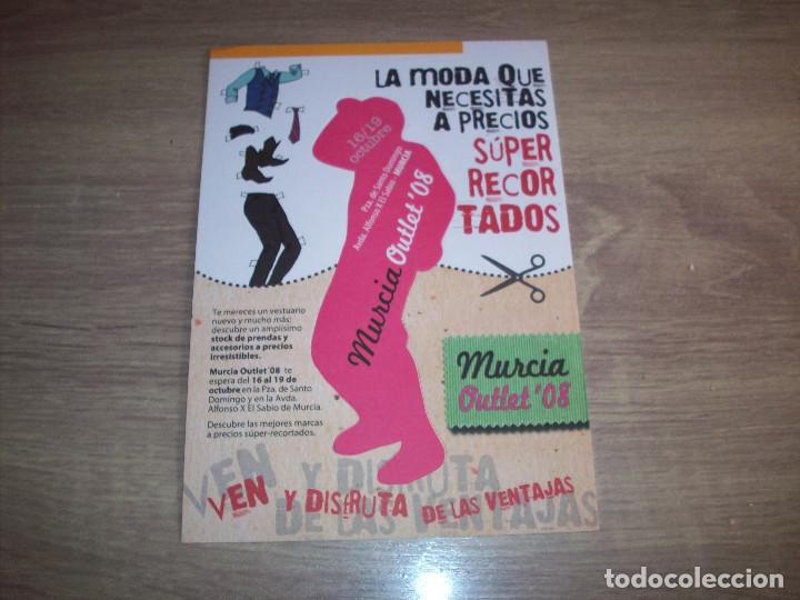 Coleccionismo recortables: recortable murcia outlet 2008 - Foto 2