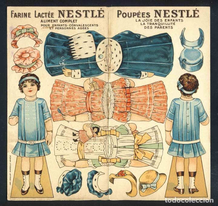 Coleccionismo recortables: Recortable de mu&ntilde;ecas: Nestle (20 x 19 cms) - Foto 1