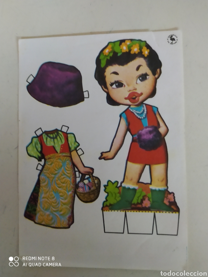 Coleccionismo recortables: Recortables de Mu&ntilde;ecas Antiguos.4. - Foto 5