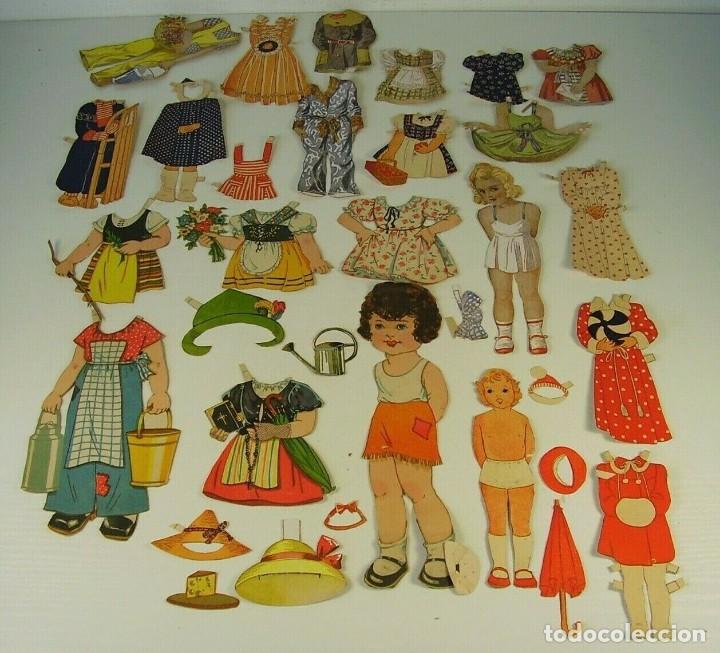 Coleccionismo recortables: Recortable mu&ntilde;ecas. A&ntilde;os 40 - Foto 1