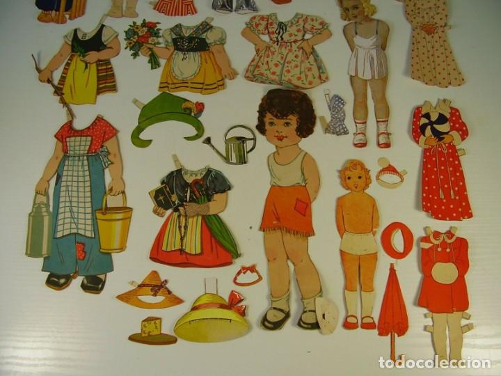 Coleccionismo recortables: Recortable mu&ntilde;ecas. A&ntilde;os 40 - Foto 2