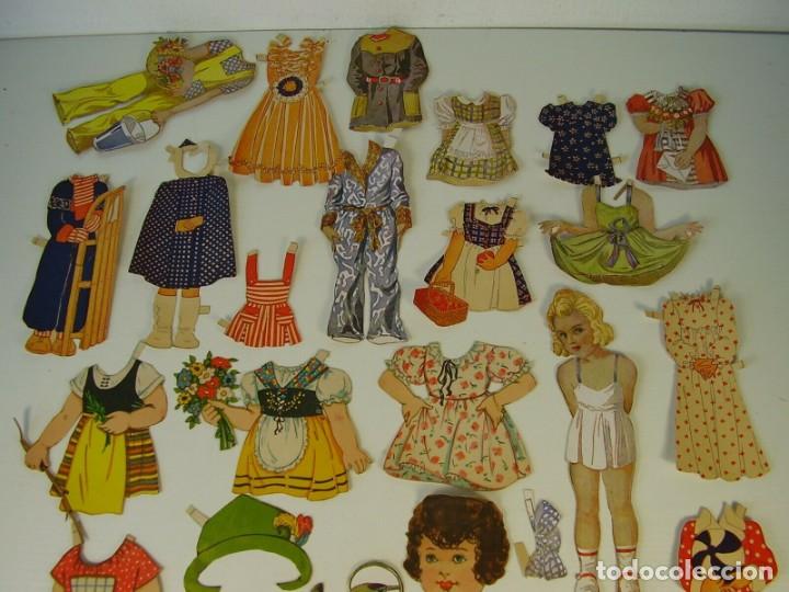 Coleccionismo recortables: Recortable mu&ntilde;ecas. A&ntilde;os 40 - Foto 3