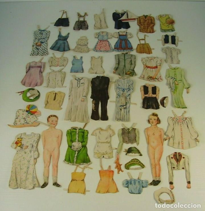 Coleccionismo recortables: Recortable mu&ntilde;ecas. A&ntilde;os 40 - Foto 1