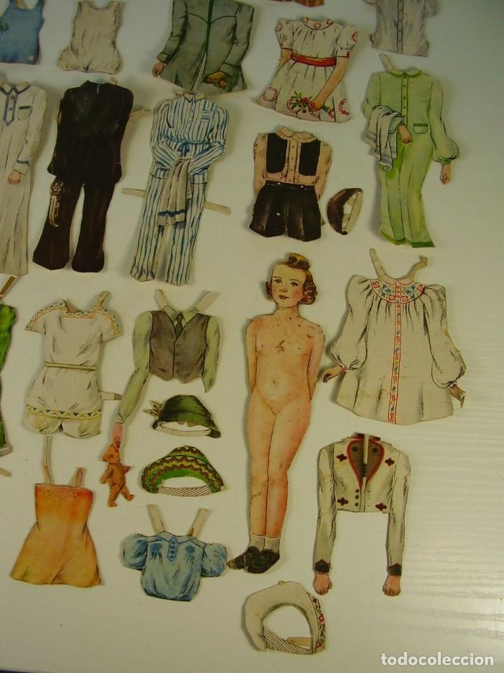 Coleccionismo recortables: Recortable mu&ntilde;ecas. A&ntilde;os 40 - Foto 5