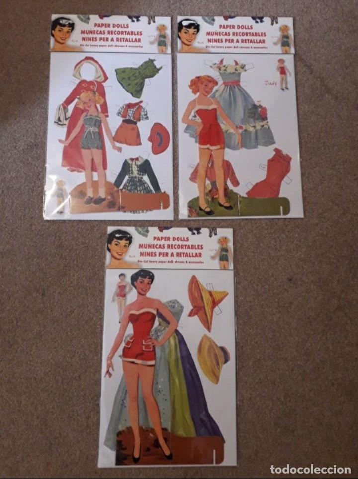 Coleccionismo recortables: 3 mu&ntilde;ecas recortables - Foto 1