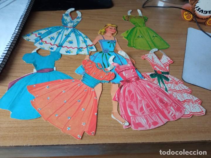 Coleccionismo recortables: recortable rubia (mu&ntilde;eca G) - Foto 1