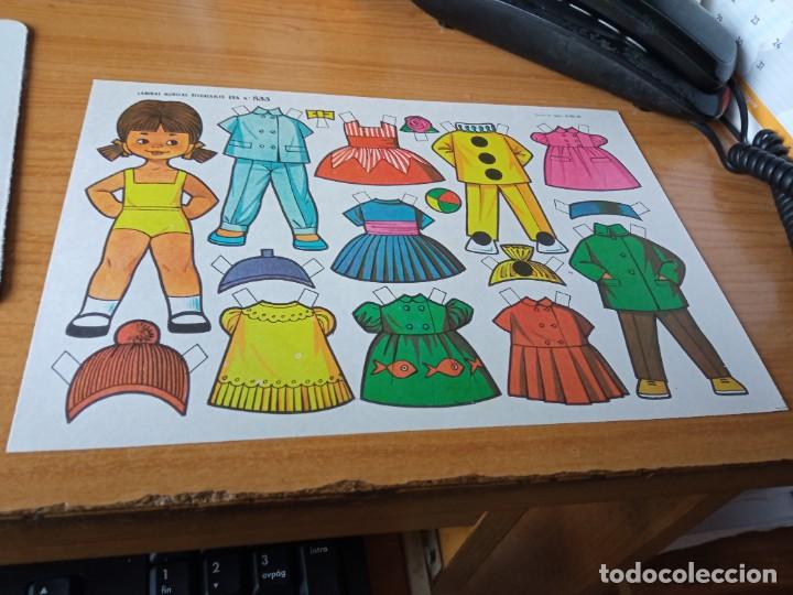 Coleccionismo recortables: lamina mu&ntilde;eca recortable eva 833 - Foto 1