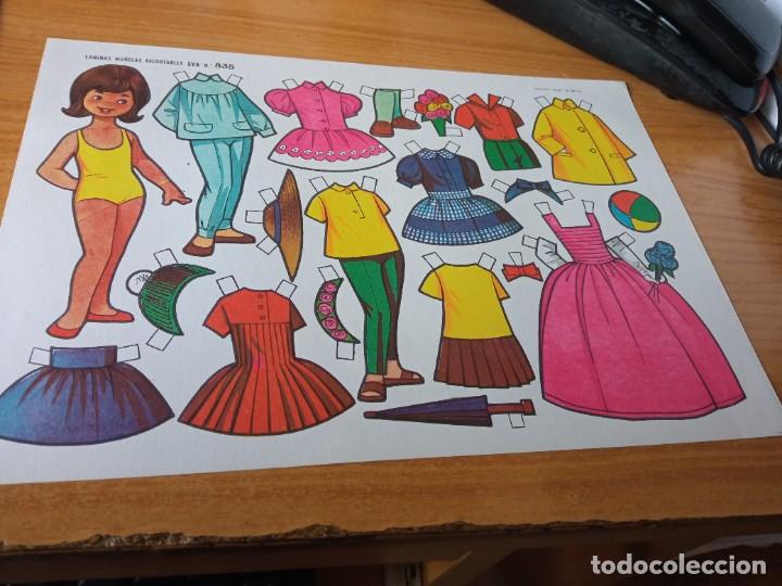 Coleccionismo recortables: lamina mu&ntilde;eca recortable eva 835 - Foto 1