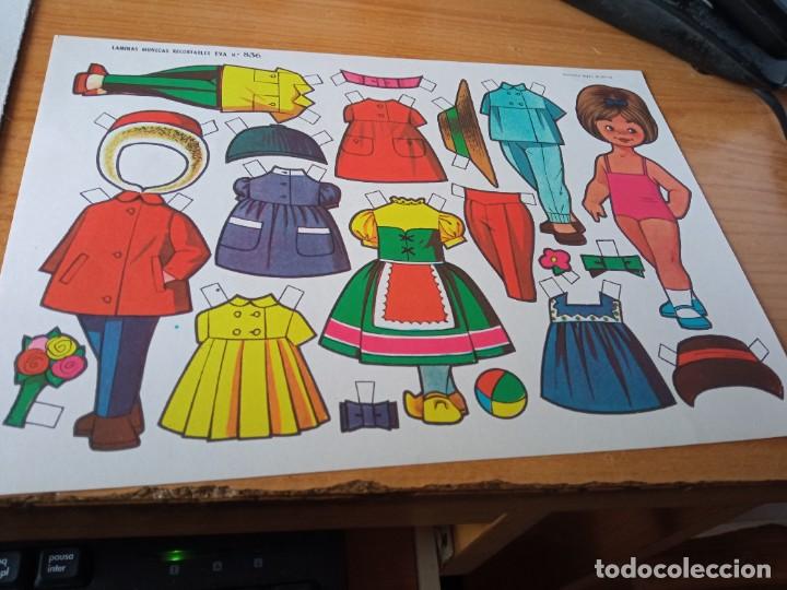 Coleccionismo recortables: lamina mu&ntilde;eca recortable eva 836 - Foto 1