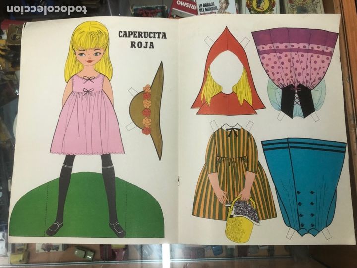 Coleccionismo recortables: CUENTO CON RECORTABLE CAPERUCITA ROJA EDICIONES HYMSA COMPLETO - Foto 1