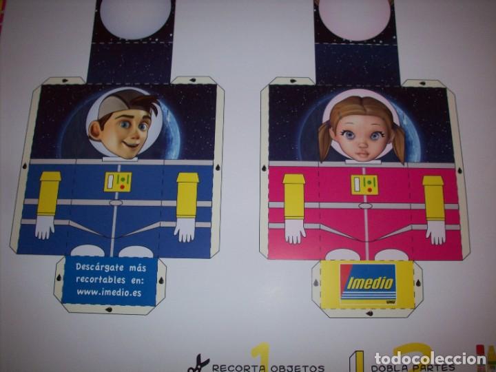 Coleccionismo recortables: recortable de astronautas uhu imedio - Foto 1