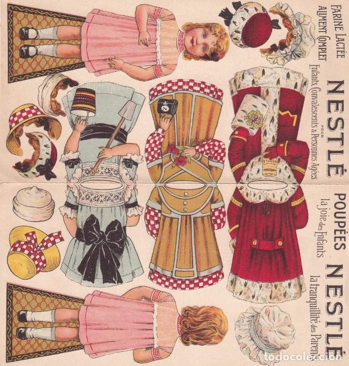 Coleccionismo recortables: RECORTABLE DE MU&Ntilde;ECAS: NESTLE (20 X 19 CMS) - Foto 1
