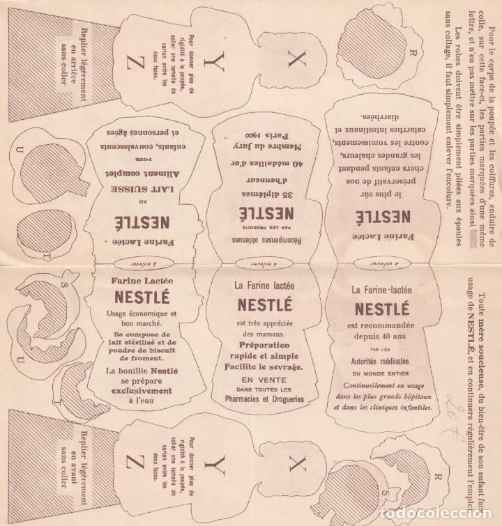 Coleccionismo recortables: RECORTABLE DE MU&Ntilde;ECAS: NESTLE (20 X 19 CMS) - Foto 2