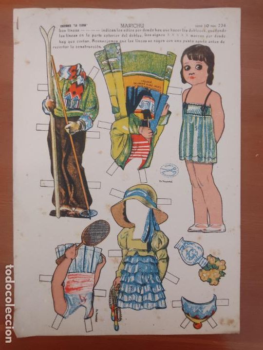 Coleccionismo recortables: RECORTABLE LA TIJERA MARICHU - Foto 1