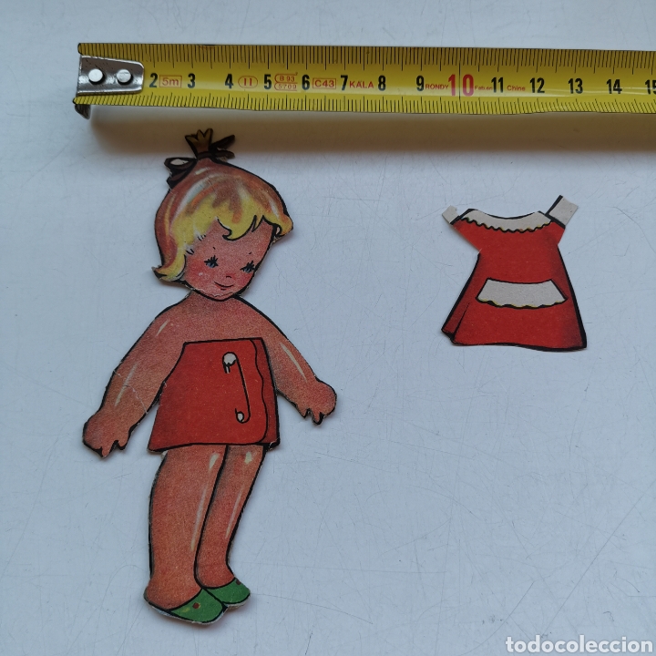Coleccionismo recortables: Mu&ntilde;eca recortable de 1940s 1970s - Foto 1