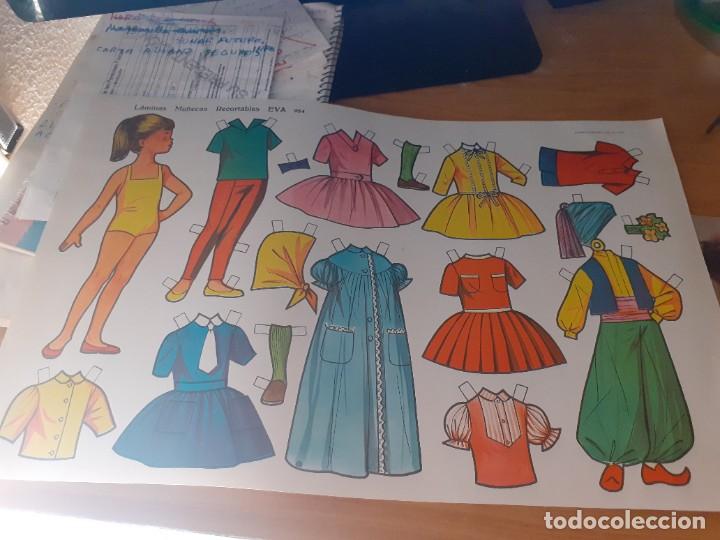 Coleccionismo recortables: lamina mu&ntilde;eca recortable eva 954 - Foto 1
