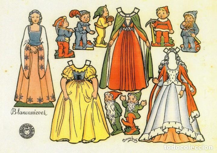 Coleccionismo recortables: recortable bombon blancanieves (copia) - Foto 1