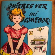 Coleccionismo Recortables: RECORTABLE CASA DE MUÑECAS AÑO 1962 COMEDOR Nº3. Lote 361225690