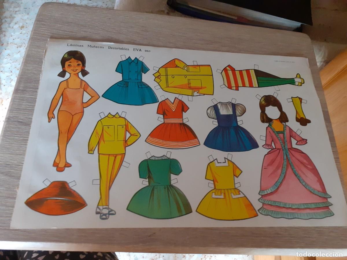 Coleccionismo recortables: lamina mu&ntilde;eca recortable eva 960 - Foto 1