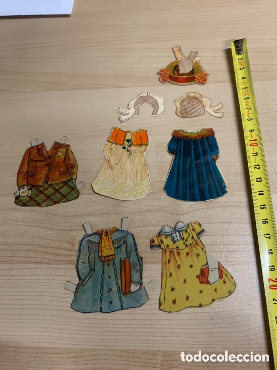 antigua ropa para vestir muñecas de papel - Compra venta en todocoleccion