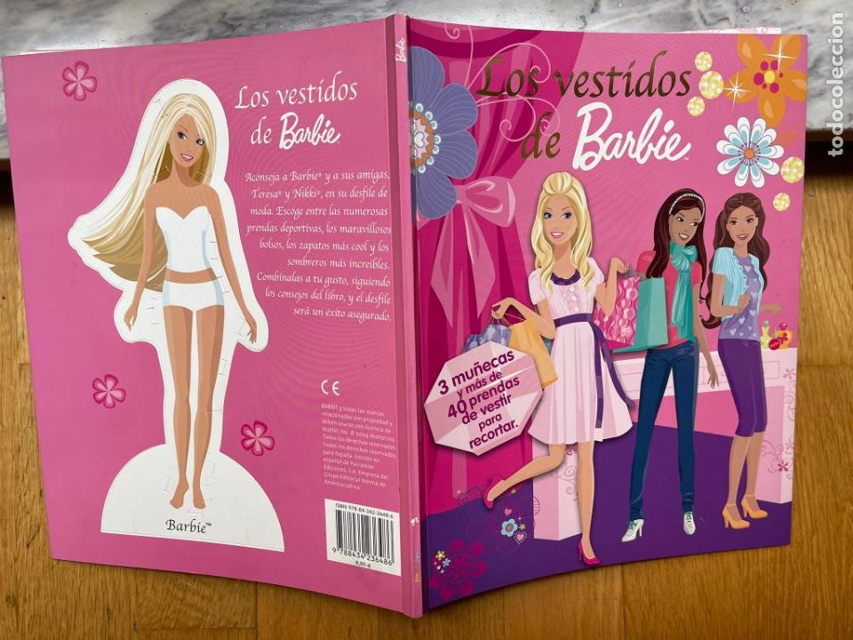 recortable los vestidos de barbie - Compra venta en todocoleccion