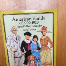 Coleccionismo Recortables: LIBRO RECORTABLE AMERICAN FAMILY 1900- 1920