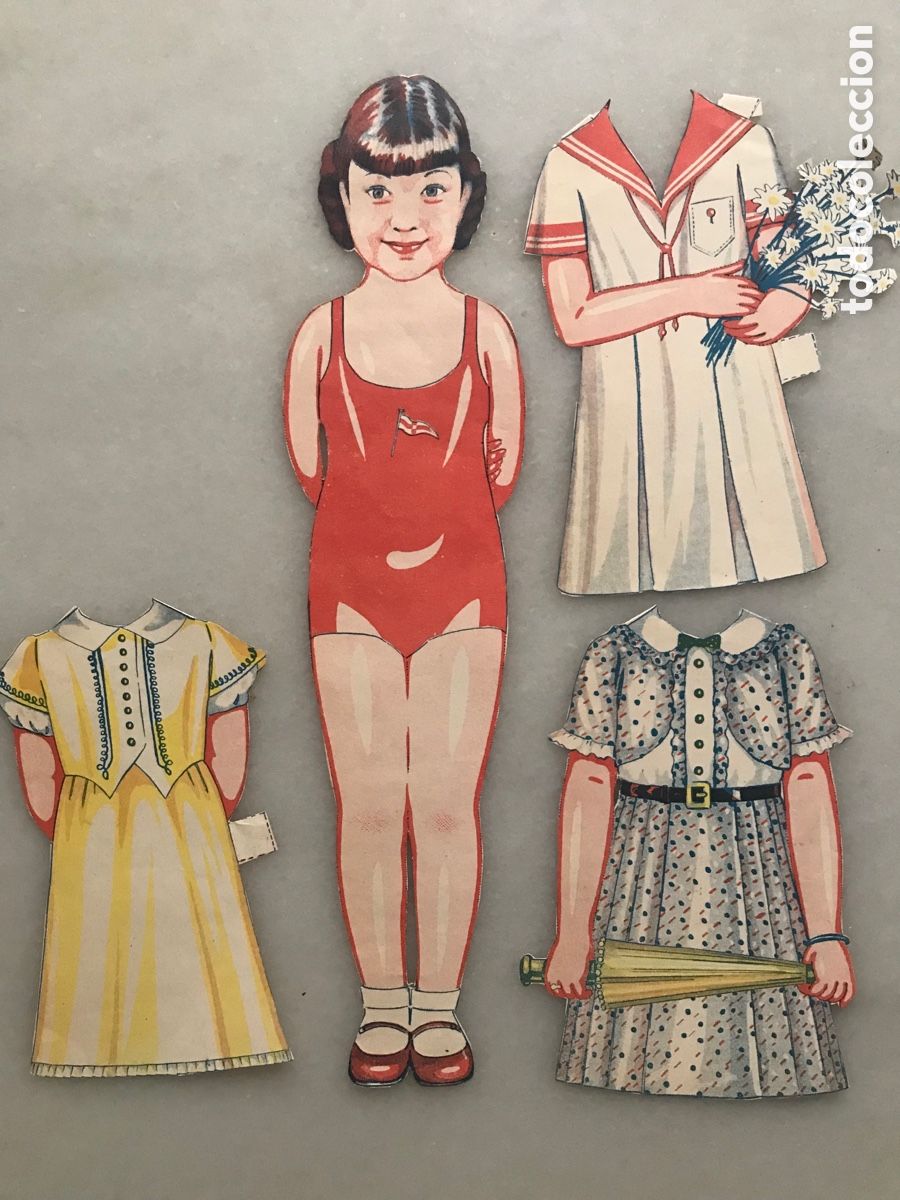 Coleccionismo recortables: Mu&ntilde;eca recortable - Foto 1