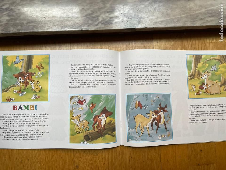 Coleccionismo recortables: CUENTO RECORTABLE BAMBI DE EDIVAS - Foto 2