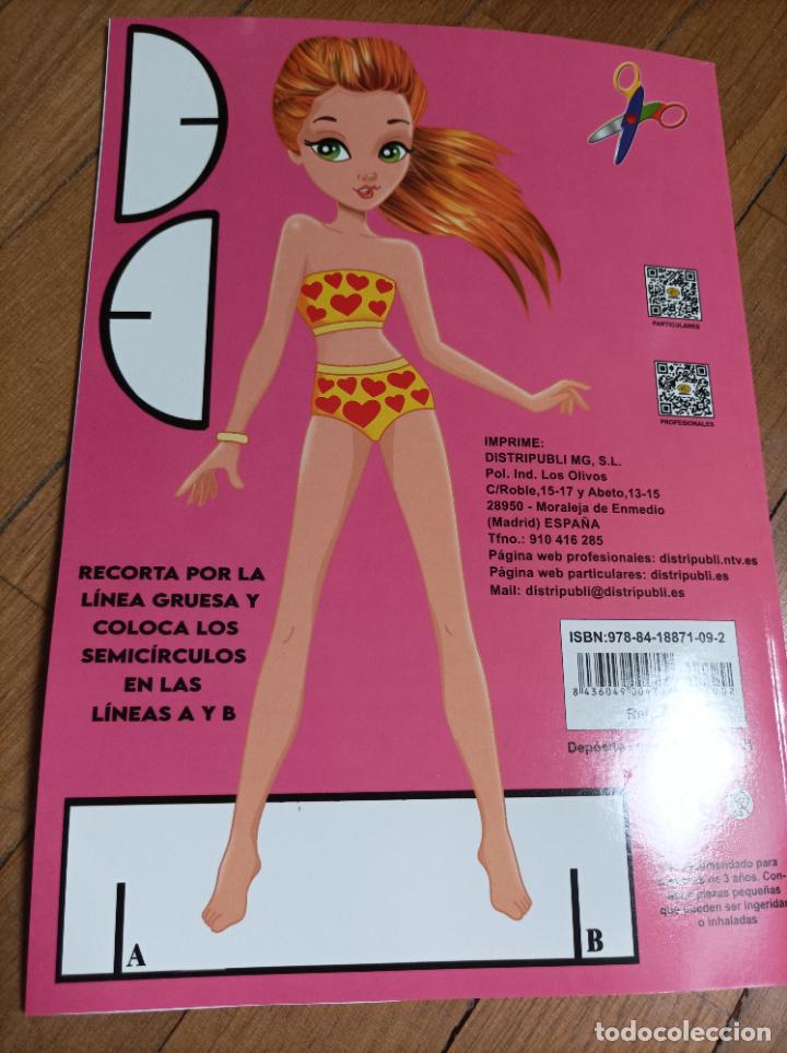 Coleccionismo recortables: LIBRO RECORTABLES ESTILO Y MODA DISTRIPUBLI CON 16 HOJAS - Foto 2