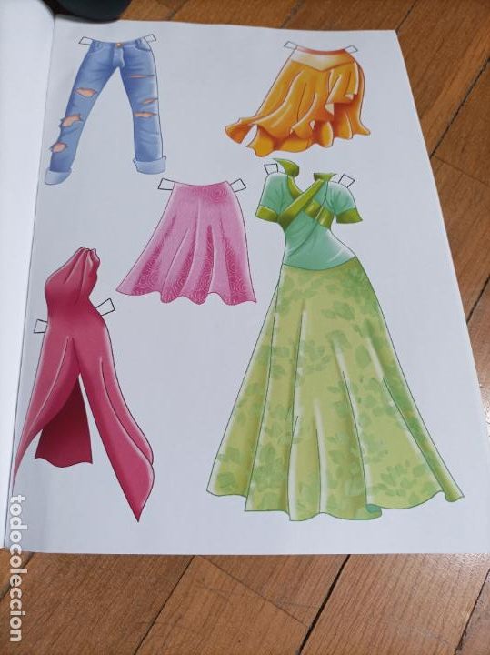 Coleccionismo recortables: LIBRO RECORTABLES ESTILO Y MODA DISTRIPUBLI CON 16 HOJAS - Foto 3