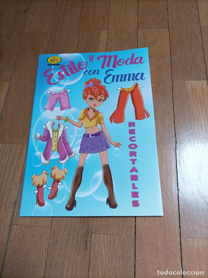 Coleccionismo recortables: LIBRO RECORTABLES ESTILO Y MODA DISTRIPUBLI CON 16 HOJAS - Foto 1