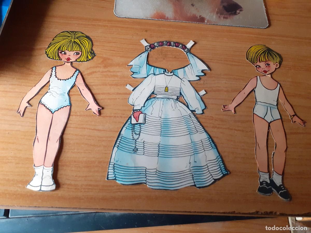 Coleccionismo recortables: recortables toray, mu&ntilde;ecas y bebes, recortada e incompleta - Foto 1
