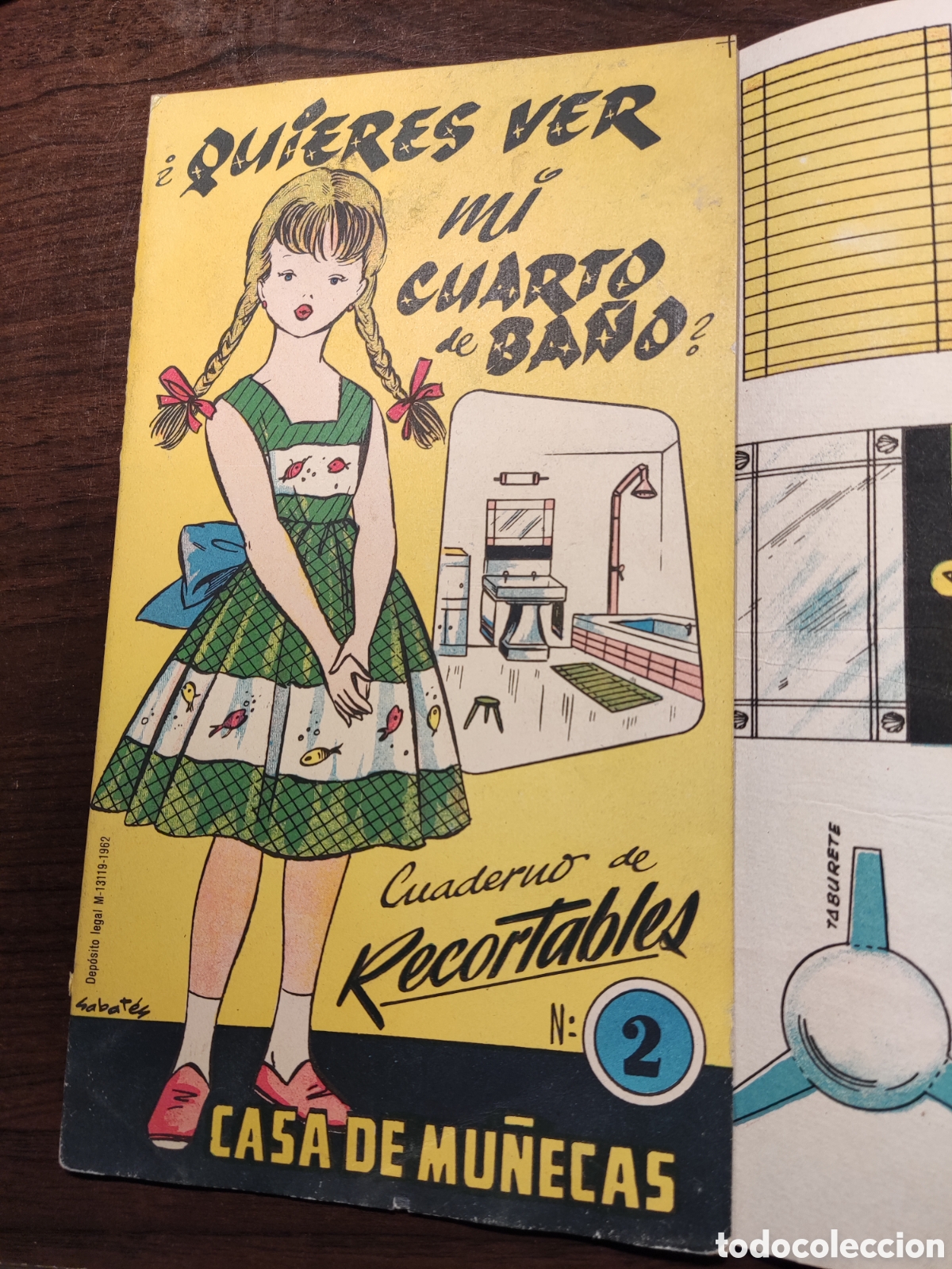 Coleccionismo recortables: Recortable de casa de mu&ntilde;ecas, mi ba&ntilde;o. - Foto 1