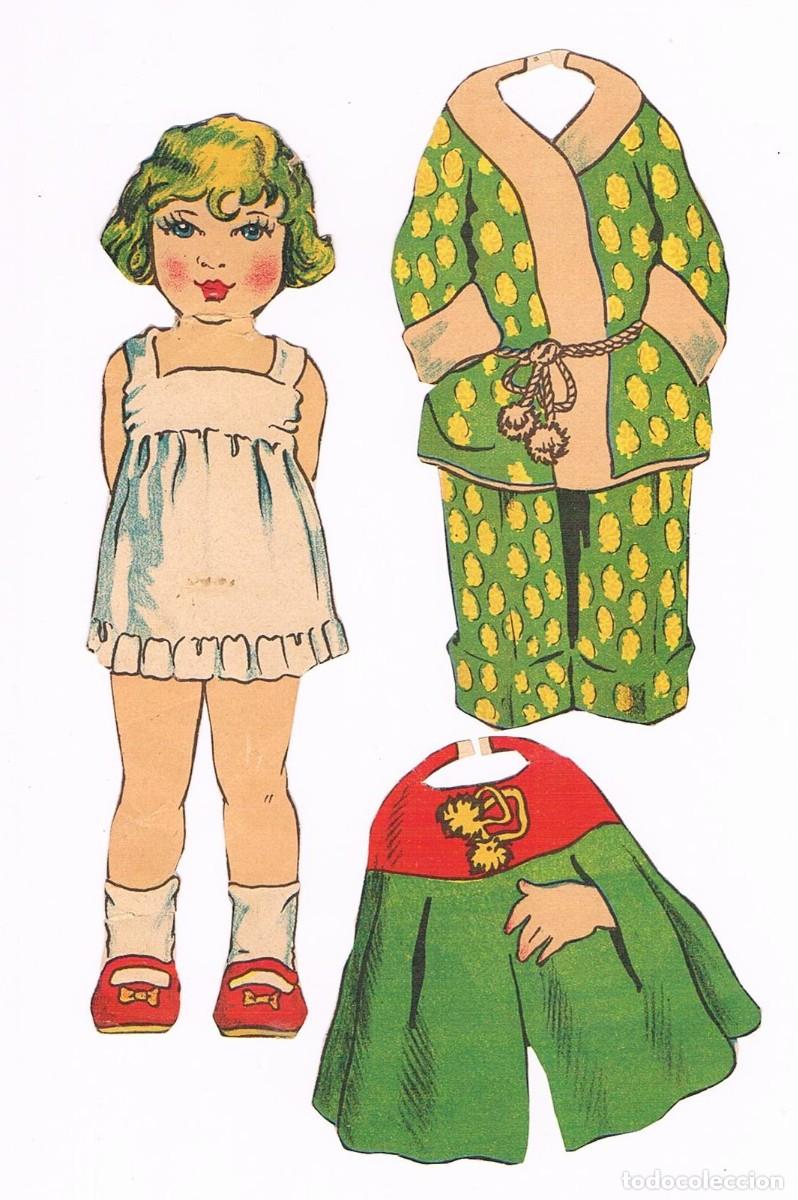 Coleccionismo recortables: RECORTABLE MU&Ntilde;ECA A&Ntilde;OS 40 - Foto 1